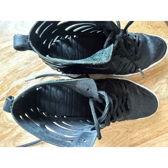 Dunk Sky Hi 2.0 Joli Black, Leather, Women’s size 7.5 Wedge, laser cut out, rare - Picture 10 of 10